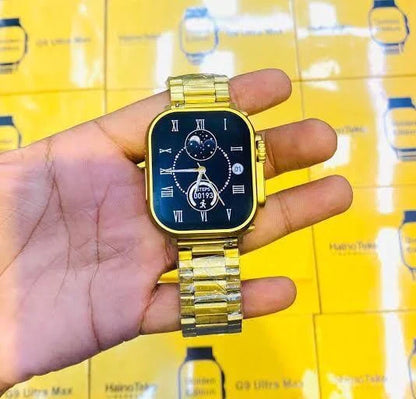 G9 Ultra Pro Smart Watch (Golden Edition) - 49MM Ultra Series 8.