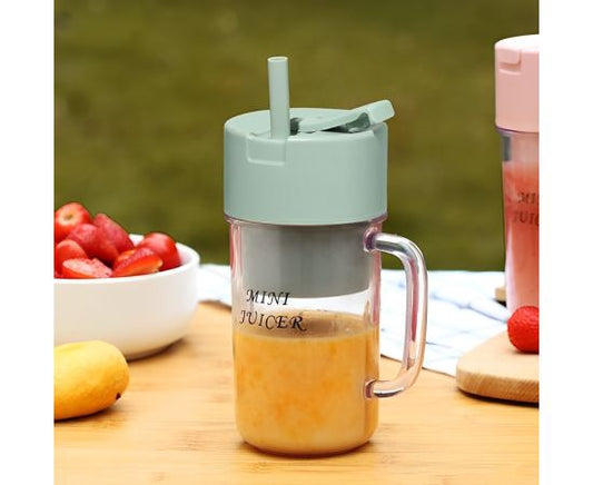 340ML Wireless Juicer Cup Portable Juice Blender Mini Ice Crusher Home Outdoor Office Fruit Milkshake Vegetable Juice Maker