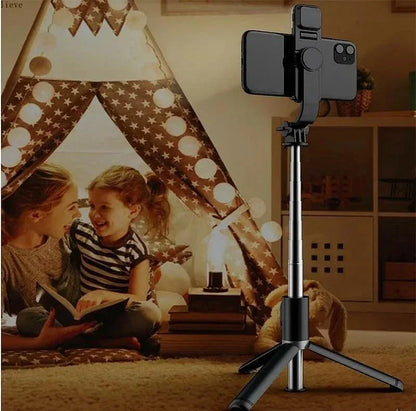 Multifunctional Portable Bluetooth Wireless Integrated Selfie Stick & Tripod